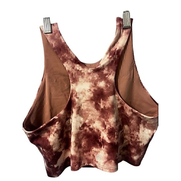 Athleta Tie-Dye Racerback Crop Top S, ATHLETIC WEAR, CROP TOP, TIE DYE TOP - Picture 5 of 7